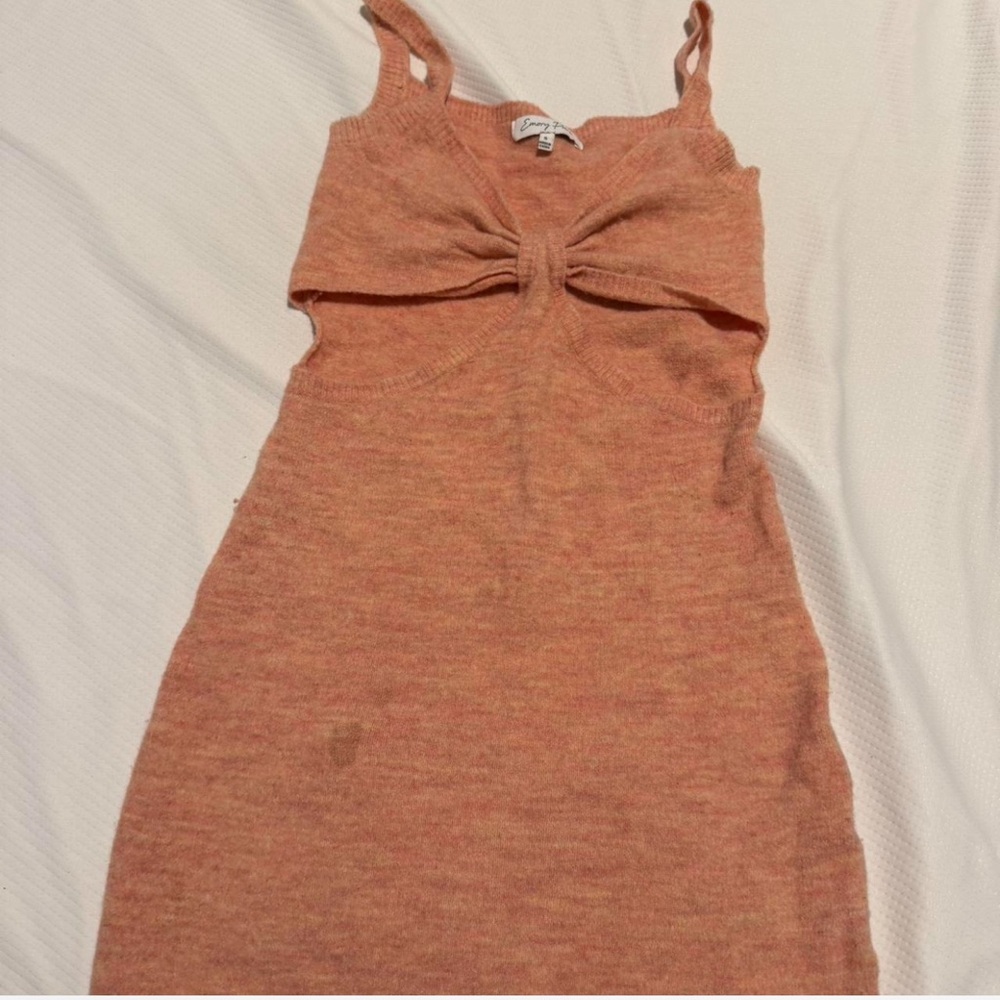 Emory Park Peach Knit Dress